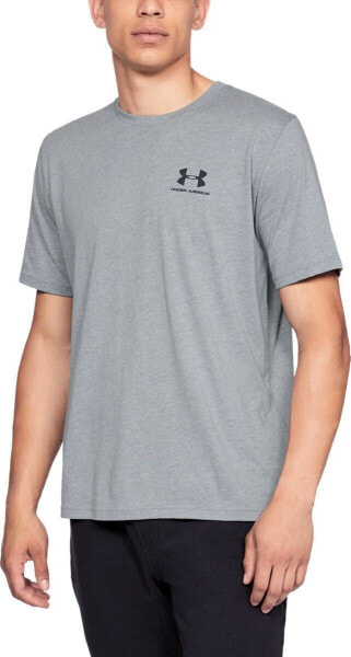 Under Armour Koszulka męska Sportstyle Left Chest SS szara r. L (1326799036)