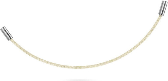 Beige satin necklace Drops SCZ005