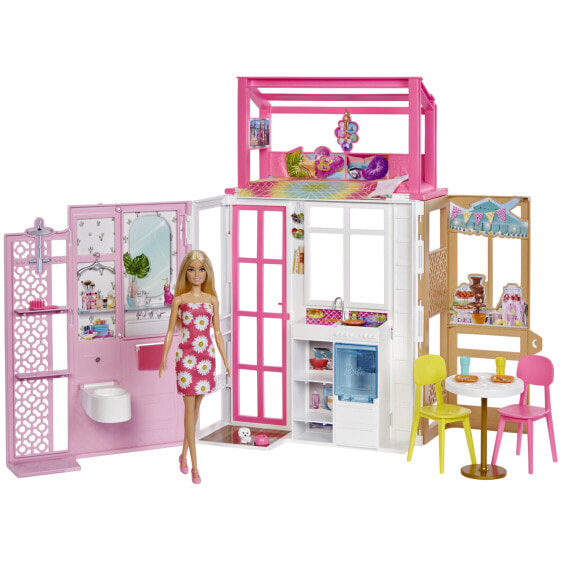Кукольный домик Mattel Haus und Puppe HCD48