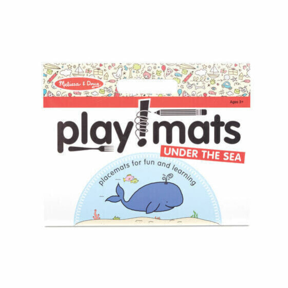 Melissa And Doug Playmats - Under the Sea Coloring Activity Pad #31431 NEW B9