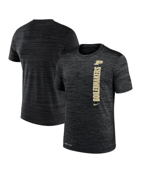 Men's Black Purdue Boilermakers 2024 Sideline Velocity Legend Performance T-Shirt