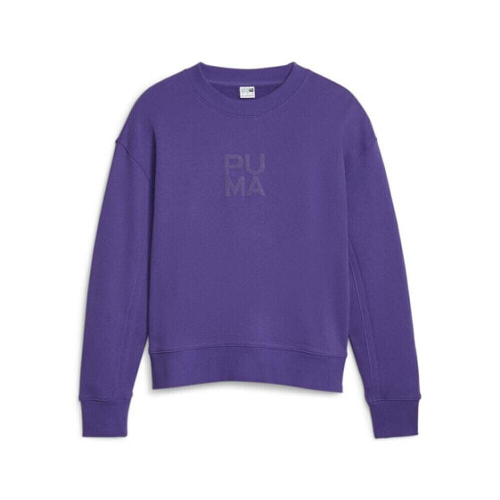Puma Infuse Crew Neck Sweatshirt Womens Purple 62167218