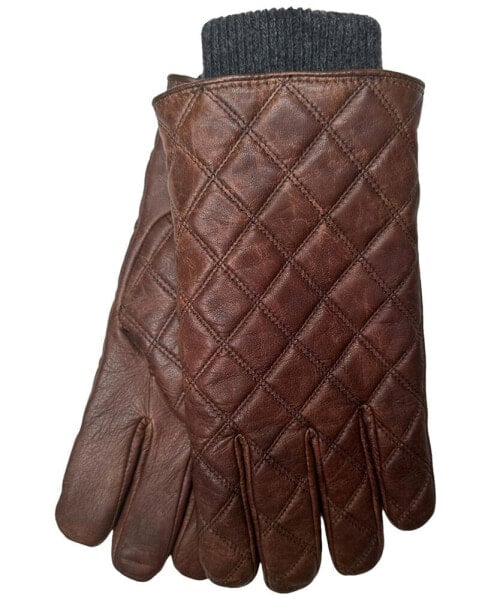 Men's Quilted Leather Glove