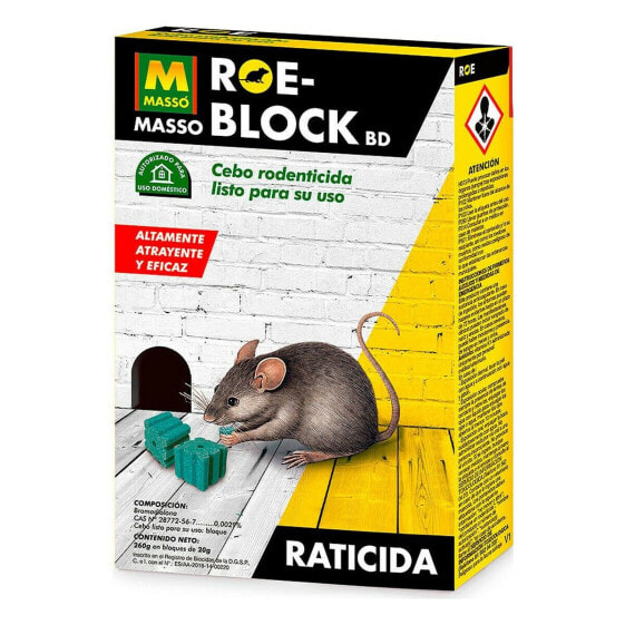 Крысиный яд Massó Roe-block 260 g