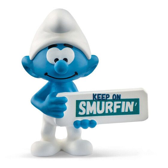 Фигурка Schleich Smurf Smurfin Shield 20843 Smurfs (Смурфики)