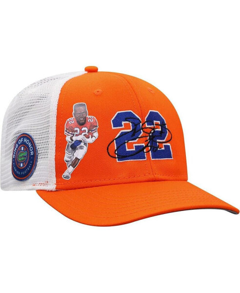 Men's Emmitt Smith Orange and White Florida Gators Ring of Honor Trucker Snapback Hat