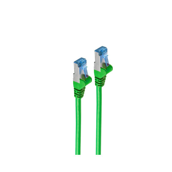 Сетевой кабель зеленый ShiverPeaks BS75711-0.5G - 0.5 m - Cat6a - S/FTP (S-STP) - RJ-45 - RJ-45