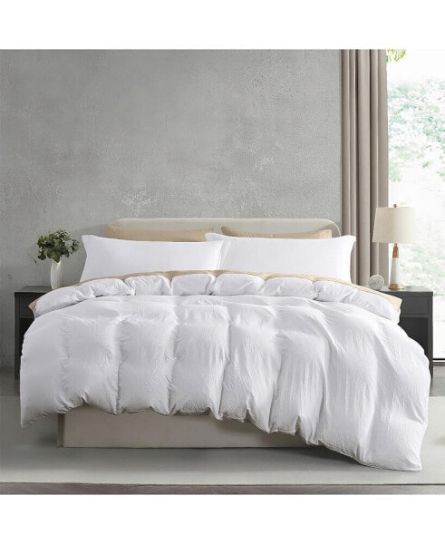 Super Soft Prewashed 2 Piece Duvet Cover Set - Zipper Closure (comforter not included)