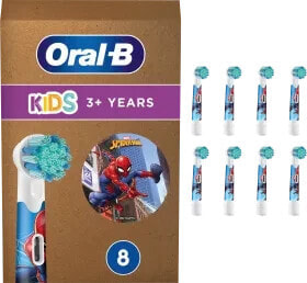 Aufsteckbürsten Kinder Spiderman, ab 3 Jahren, extra weich, 8 St