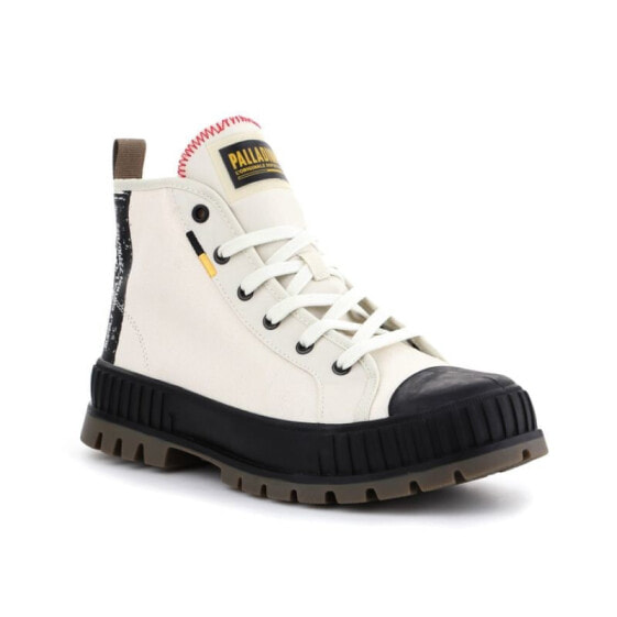 Белые мужские ботинки Palladium Pallashock Supply HI 77196-137-M