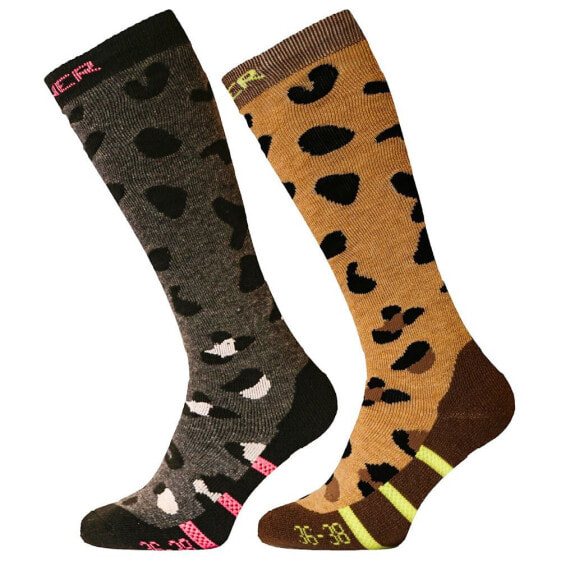 SINNER Placed Animal socks 2 Pairs