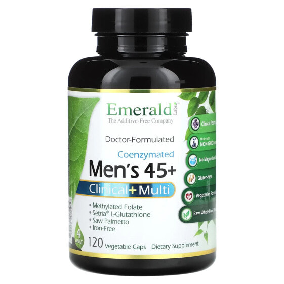 Мультивитамины с коэнзимами Emerald Laboratories Men's 45+ Clinical+ 120 капсул