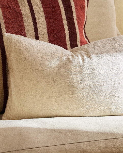 Creased cushion cover