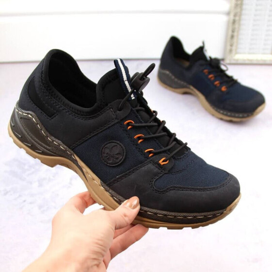 Comfortable Rieker W RKR644 shoes, navy blue