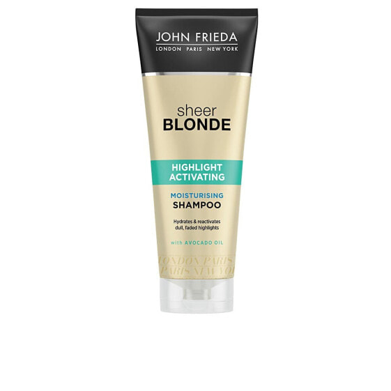 John Frieda Sheer Blonde Highlight Activating Moisturising Shampoo Осветляющий и увлажняющий шампунь для светлых и осветленных волос 250 мл