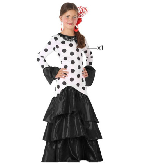 Карнавальный костюм для детей Черный Испанский Flamenca Shico