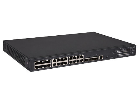 HPE 5130-24G-PoE+-4SFP+ (370W) EI - Managed - L3 - Gigabit Ethernet (10/100/1000) - Power over Ethernet (PoE) - Rack mounting - 1U