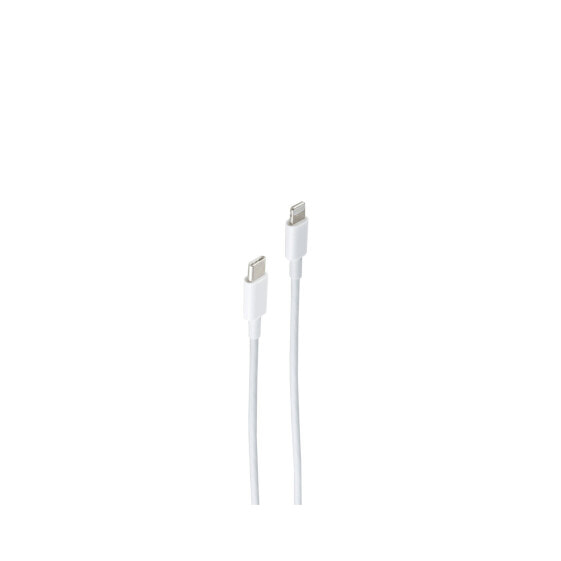 ShiverPeaks BS14-13051 - 1 m - Lightning - USB C - Male - Male - White