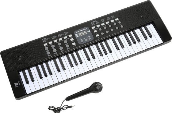 AXMAN LP5450 Keyboard incl. Microphone and power supply connector, 54 buttons, battery operated 6 x AA (power supply and batteries not included)