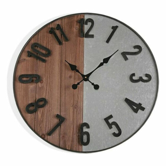 Настенное часы Versa Металл Деревянный MDF Деревянный MDF/Металл 5 x 60 x 60 cm