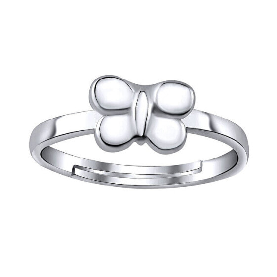 Silver leg ring with butterfly ZTD25255