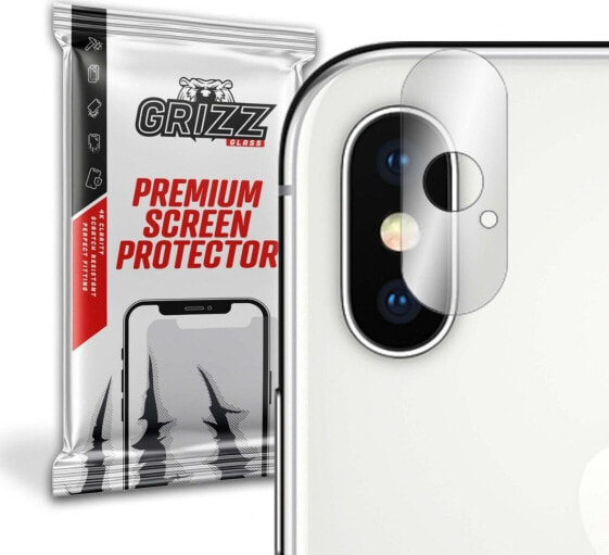 GrizzGlass Szkło hybrydowe na aparat Grizz Apple iPhone X