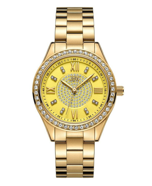Women's Mondrian 34 Quartz 18k Gold Stainless Steel Watch, 34mm