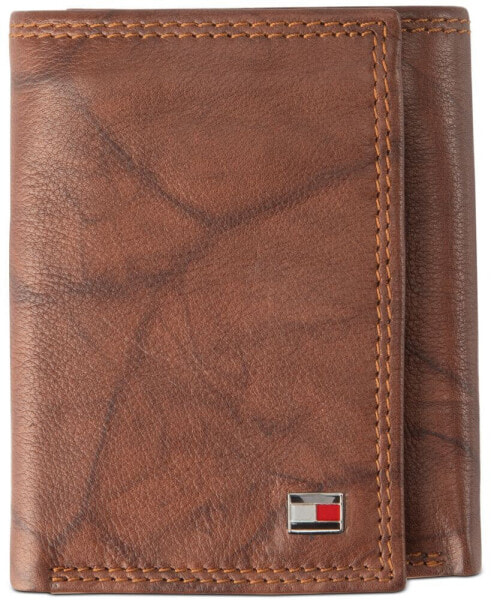 Men's Leather Billfold Pocket RFID Wallet