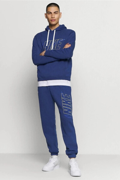 Спортивный костюм Nike Fleece Track Suits Синий с орнаментом