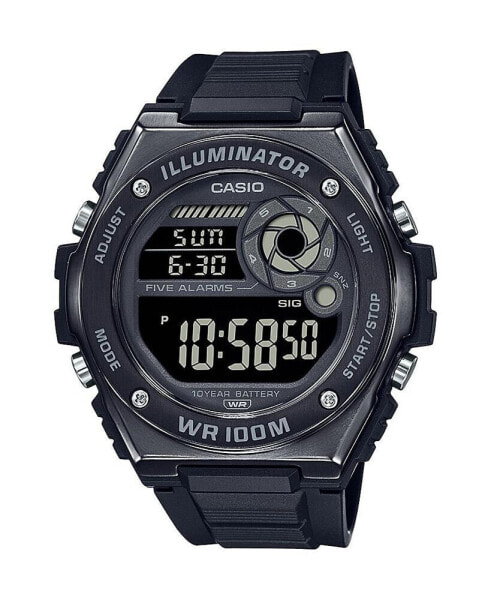 Часы CASIO Digital Black Resin 507mm  MWD100HB 1BV