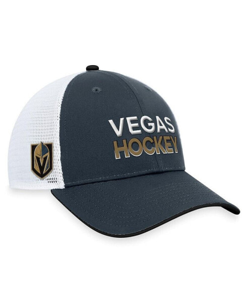 Men's Gray Vegas Golden Knights Rink Trucker Adjustable Hat