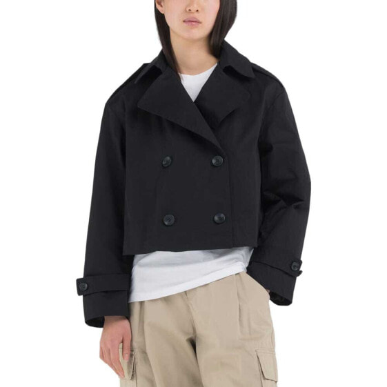 REPLAY W7849.000.84616 Trench Coat