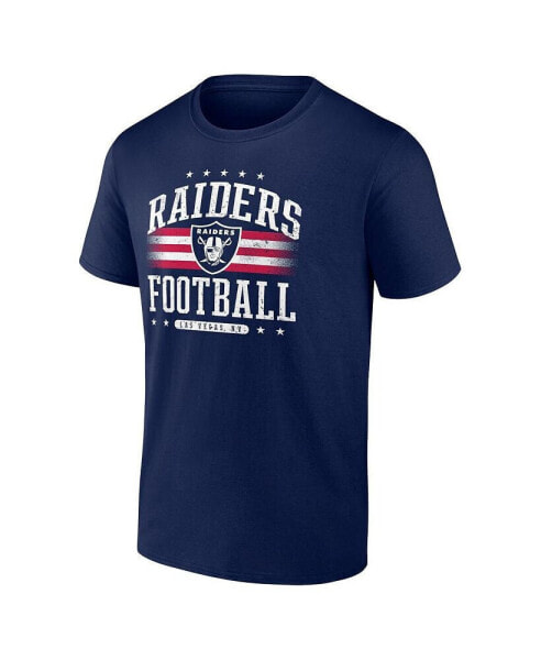 Men's Navy Las Vegas Raiders Americana T-Shirt