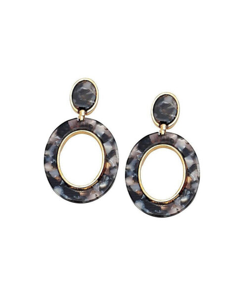 Women's Marble Drop Earrings