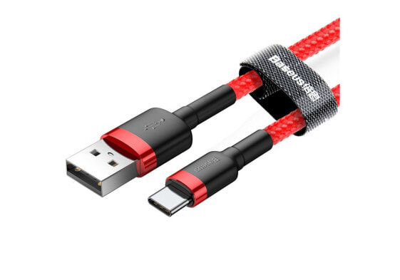 Кабель USB-C Baseus Cafule 2A 2м красный - Цифровой