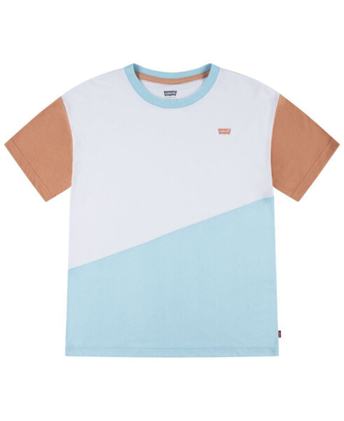 Рубашка для мальчиков Levi's Big Boys Colorblock Pieced Tee