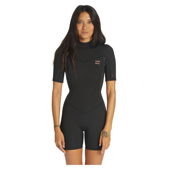 BILLABONG 202 Synergy Short Sleeve Back Zip Neoprene Suit