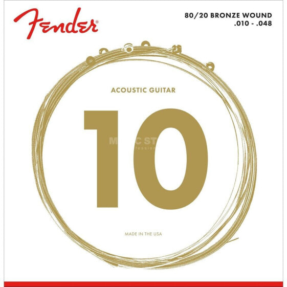 Fender 80/20 Bronze 70XL Acoustic Gui tar Strings