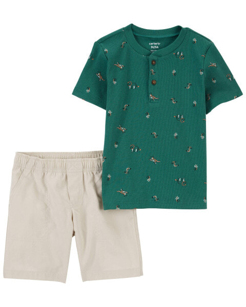 Baby 2-Piece Shirt and Shorts Set NB