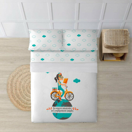 Комплект постельного белья Decolores Bici Разноцветный 260 x 270 см