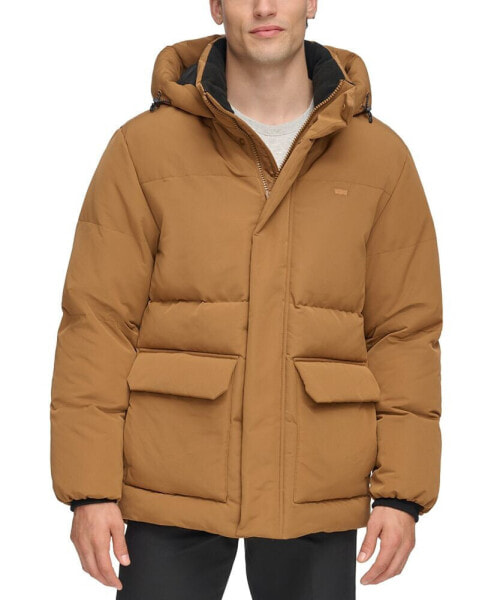 Men's Workwear Hooded Parka Jacket