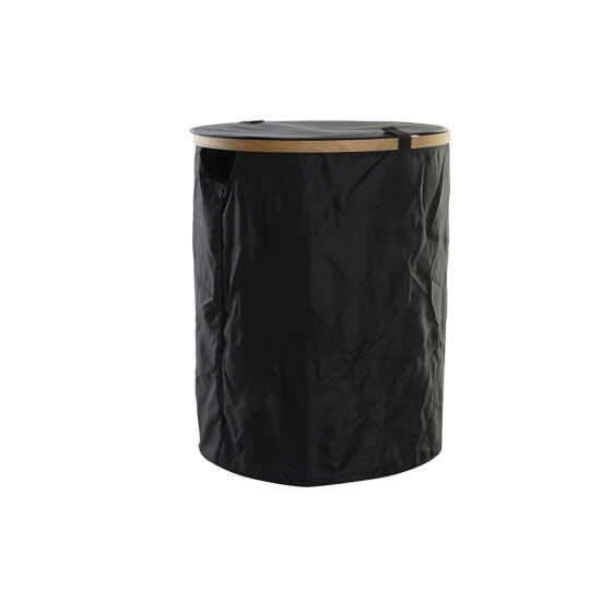 Корзина для хранения DKD Home Decor Чёрный Дуб Фетр (44 x 44 x 57 см)