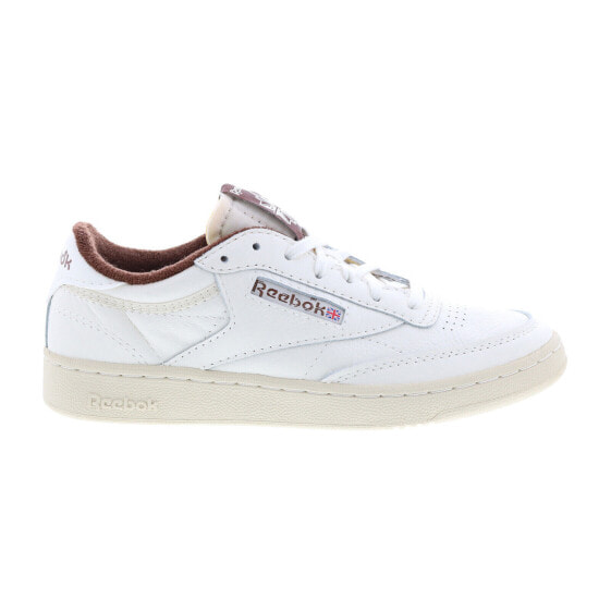 Reebok Club C 85 Vintage Mens White Leather Lifestyle Sneakers Shoes