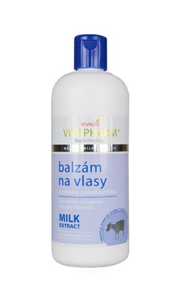 Vivapharm Goat Milk Extract Hair Balsam Бальзам для волос с экстрактом козьего молока для легкого расчесывания и придания блеска волосам 400 мл