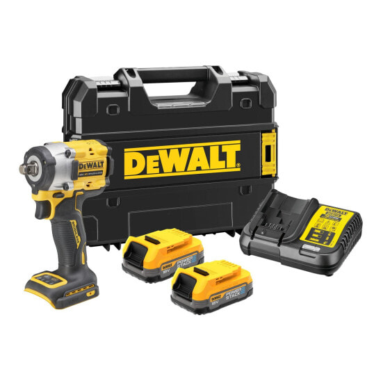 DeWALT Akku Schlagschrauber DCF921E2T 18V 1/2" mit 2x1,7 Powerstack,Lader,T-STAK