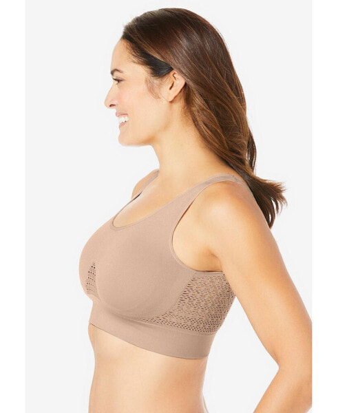 Plus Size Wireless Cooling Seamless Bra