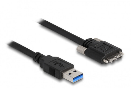 Кабель USB Delock 87800 - 2 м - USB A - Micro-USB B - USB 3.2 Gen 1 (3.1 Gen 1) - 5000 Mбит/с - черный