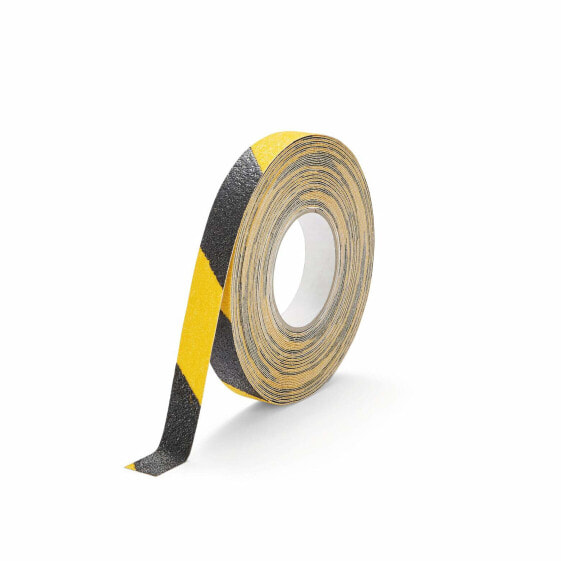 Durable Duraline - Black - Yellow - Aluminium - Plastic - 15 m - 25 mm