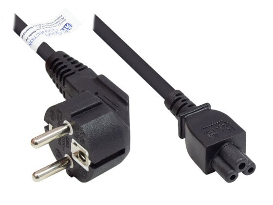 Good Connections P0105-S030 - 3 m - Power plug type E+F - C5 coupler - H05VV-F - 250 V - 2.5 A