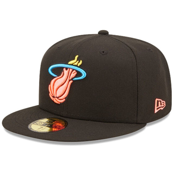 [70643206] Mens New Era NBA 5950 PINK GLOW FITTED - MIAMI HEAT